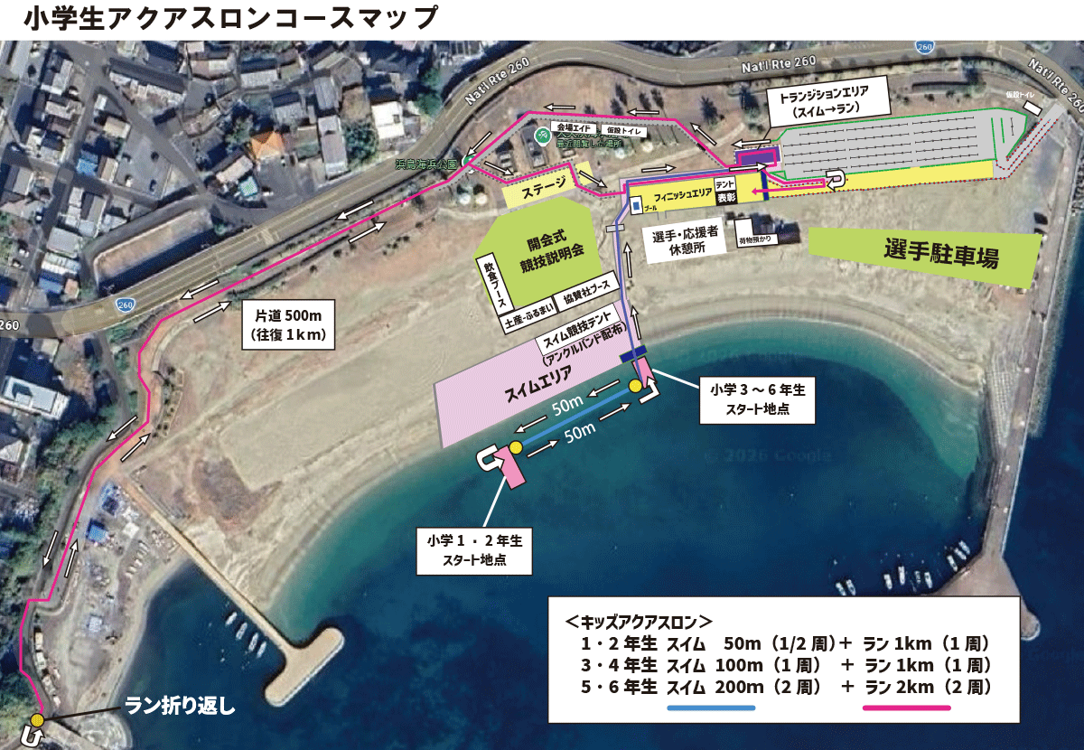 アクアスロン　小学生